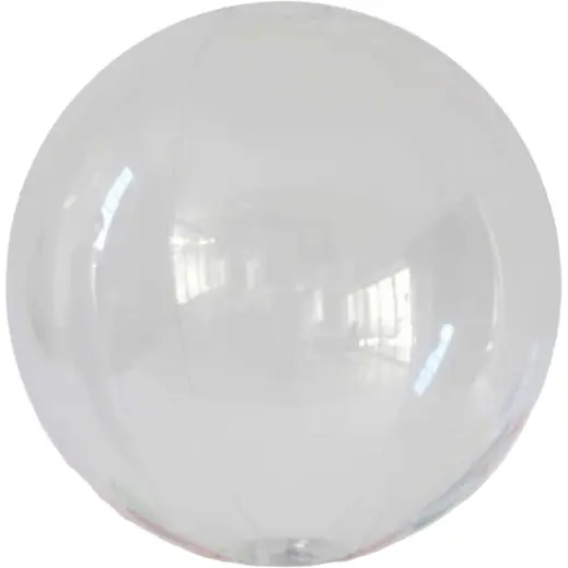 40cm Solid Colour Beach Ball Clear